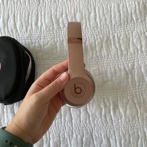 Rose Gold Beats Wireless Headphones